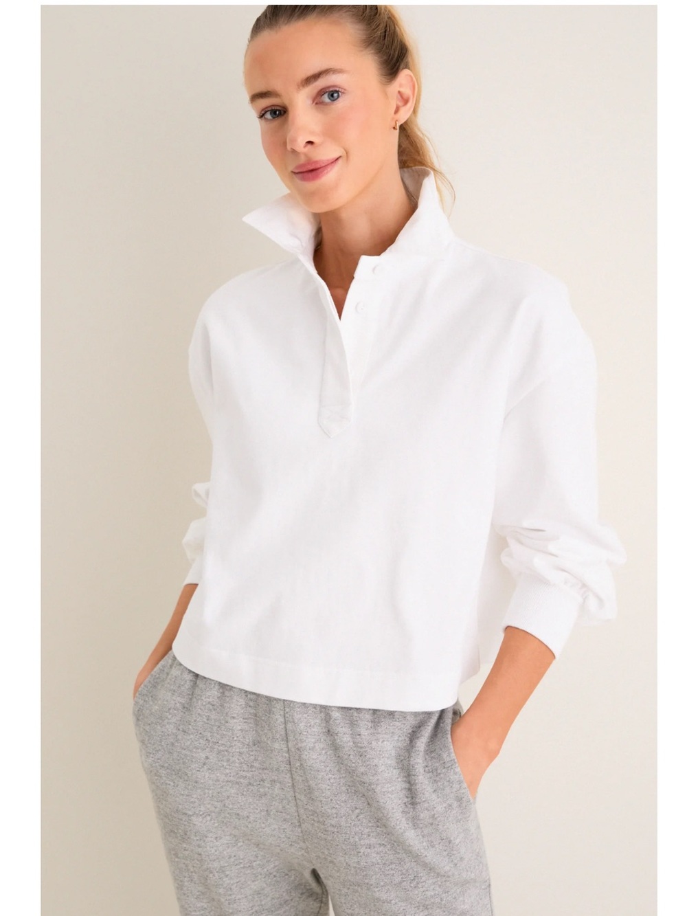 Tuckernuck TNUCK SPORT White Cotton Jersey Swiftie Rugby